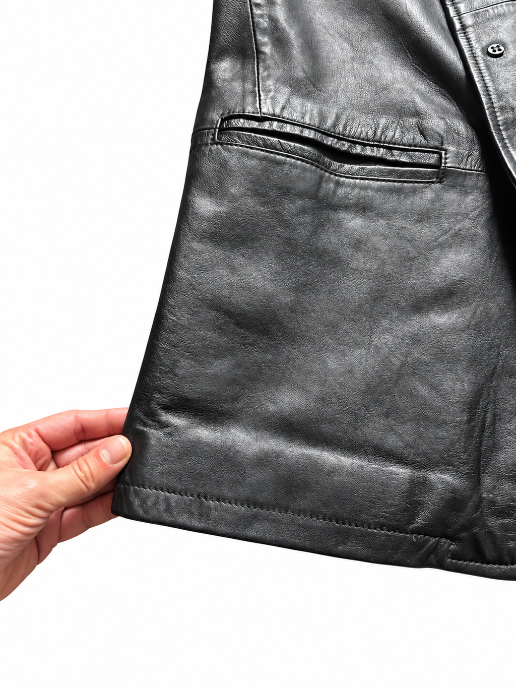 Echtledermantel Herren – L