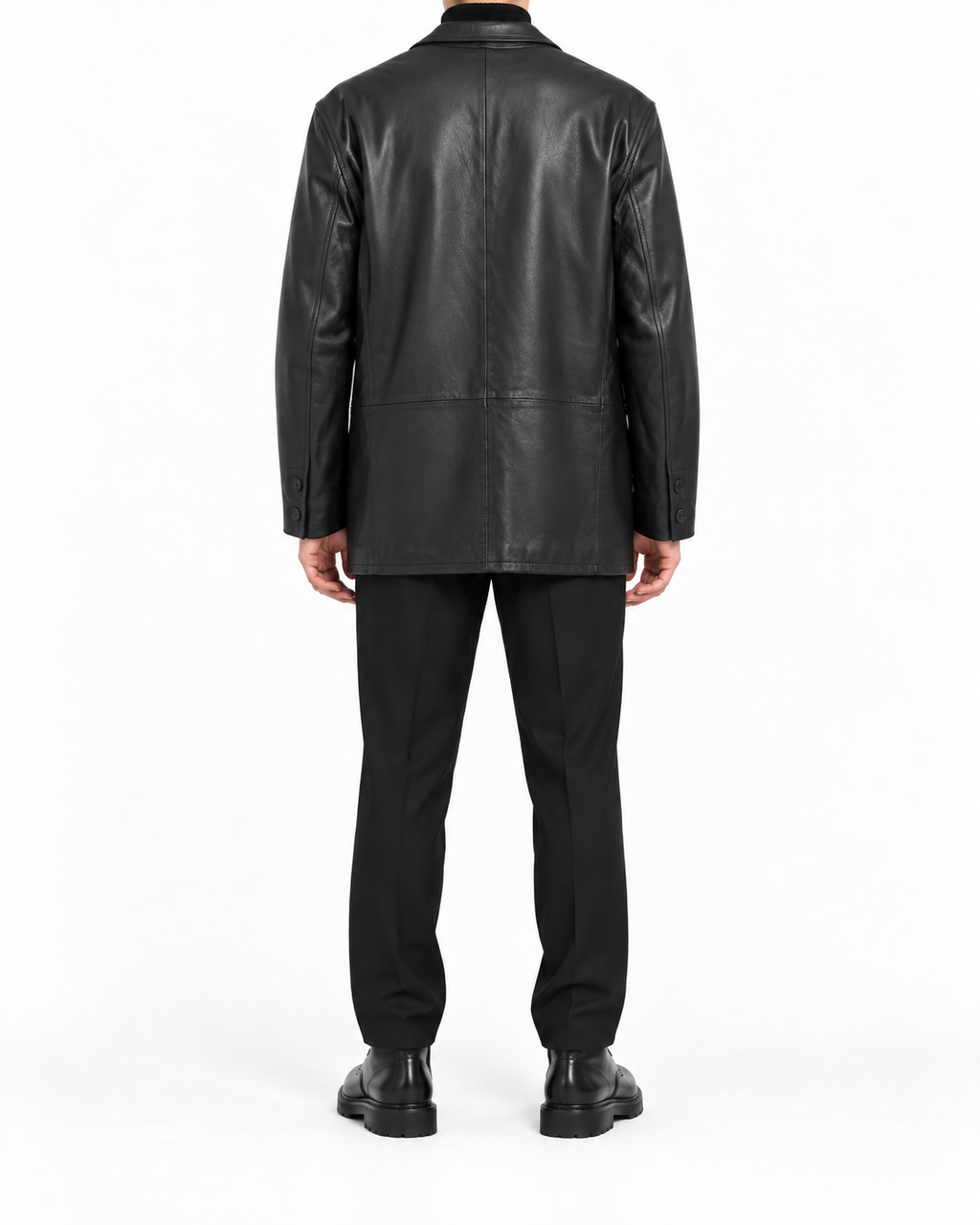 Echtledermantel Herren – L