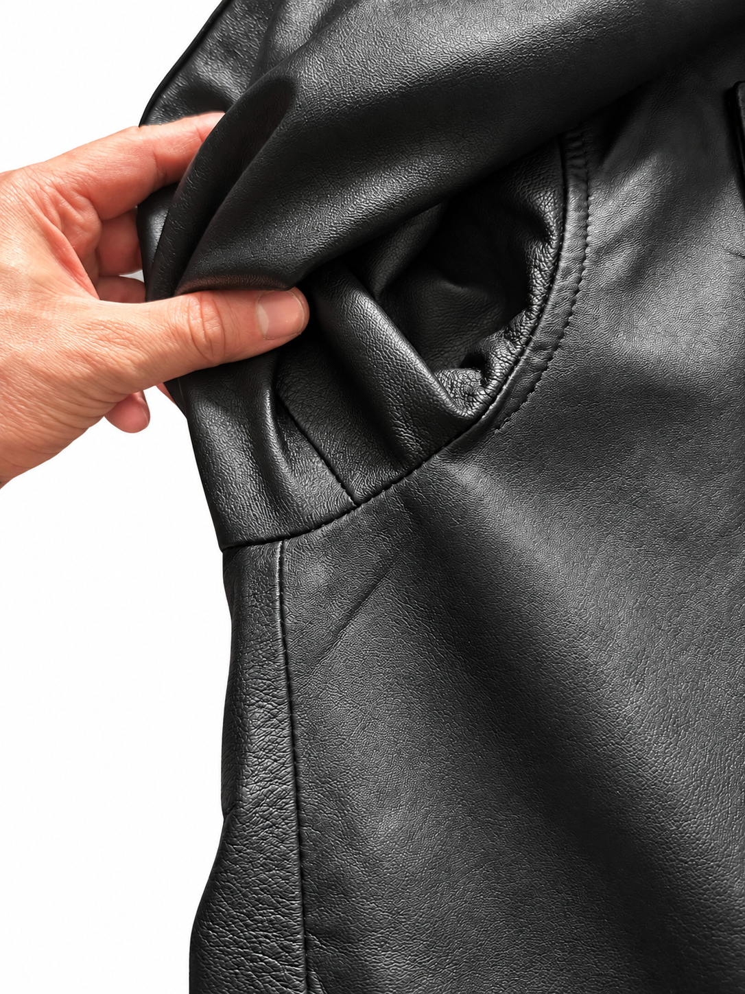 Echtledermantel Herren – L