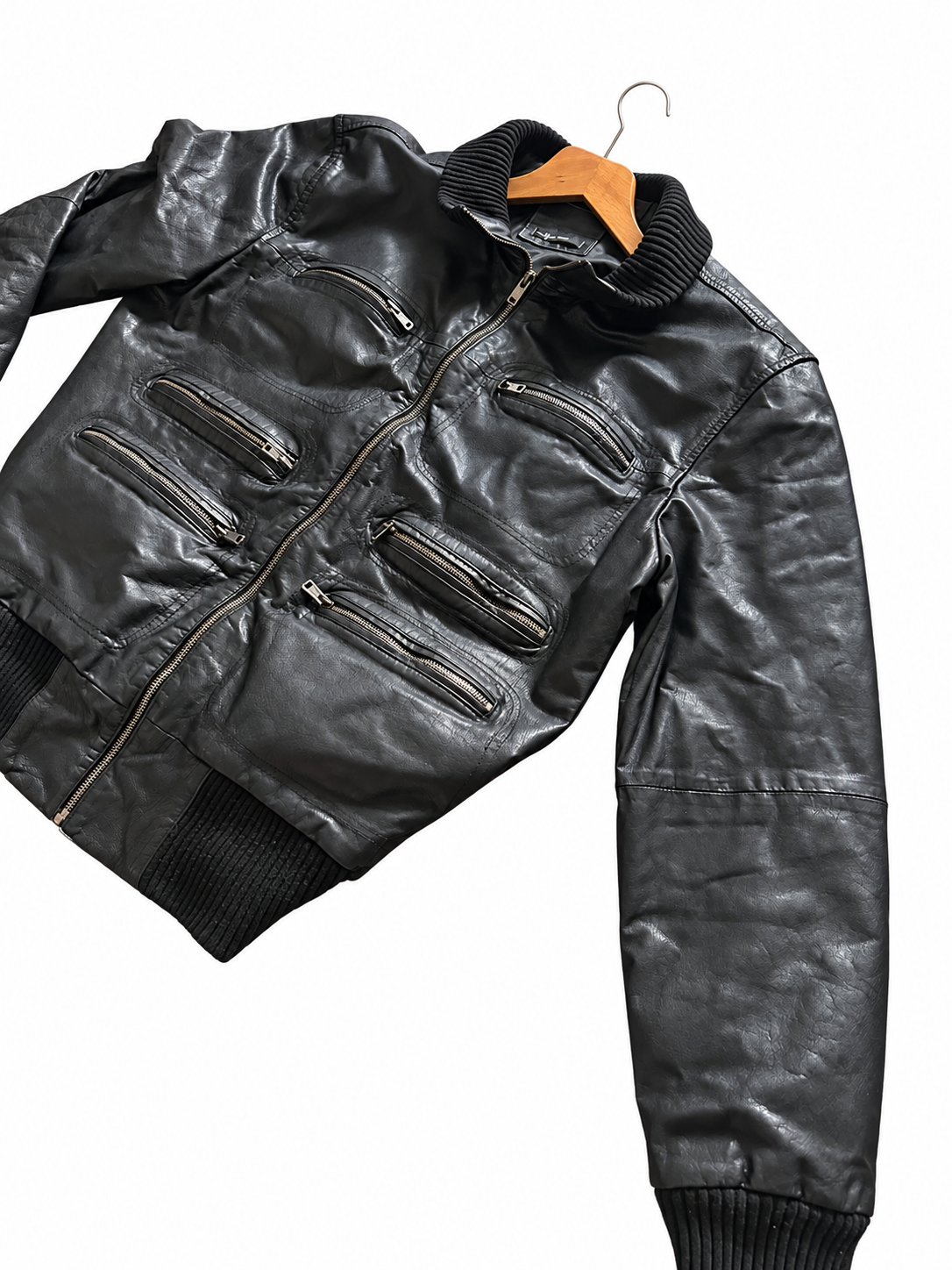 Echtleder Bomberjacke Herren - Multi-Pocket