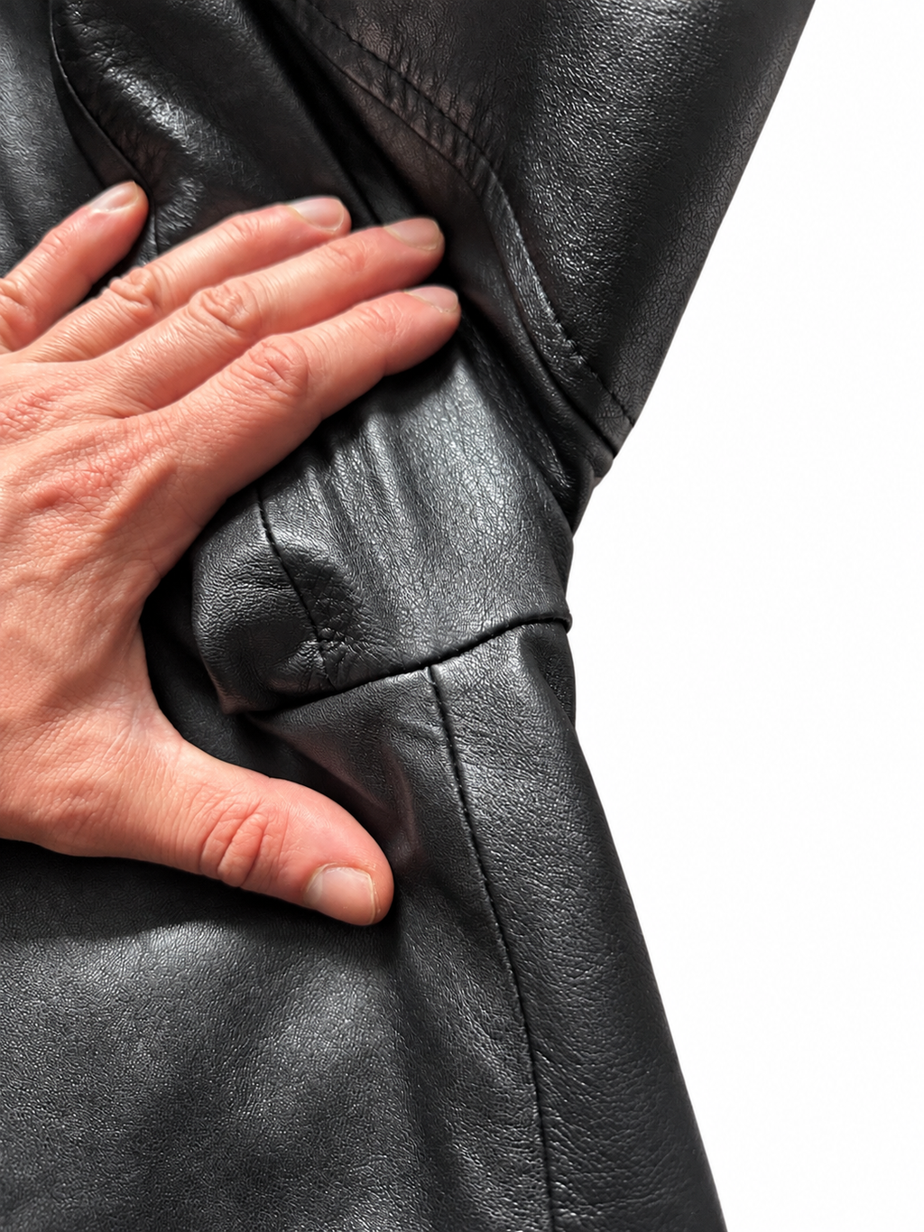 Echtledermantel Herren – L