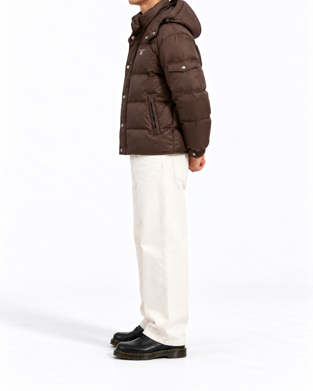 GANT Daunenjacke Dunkelbraun – L