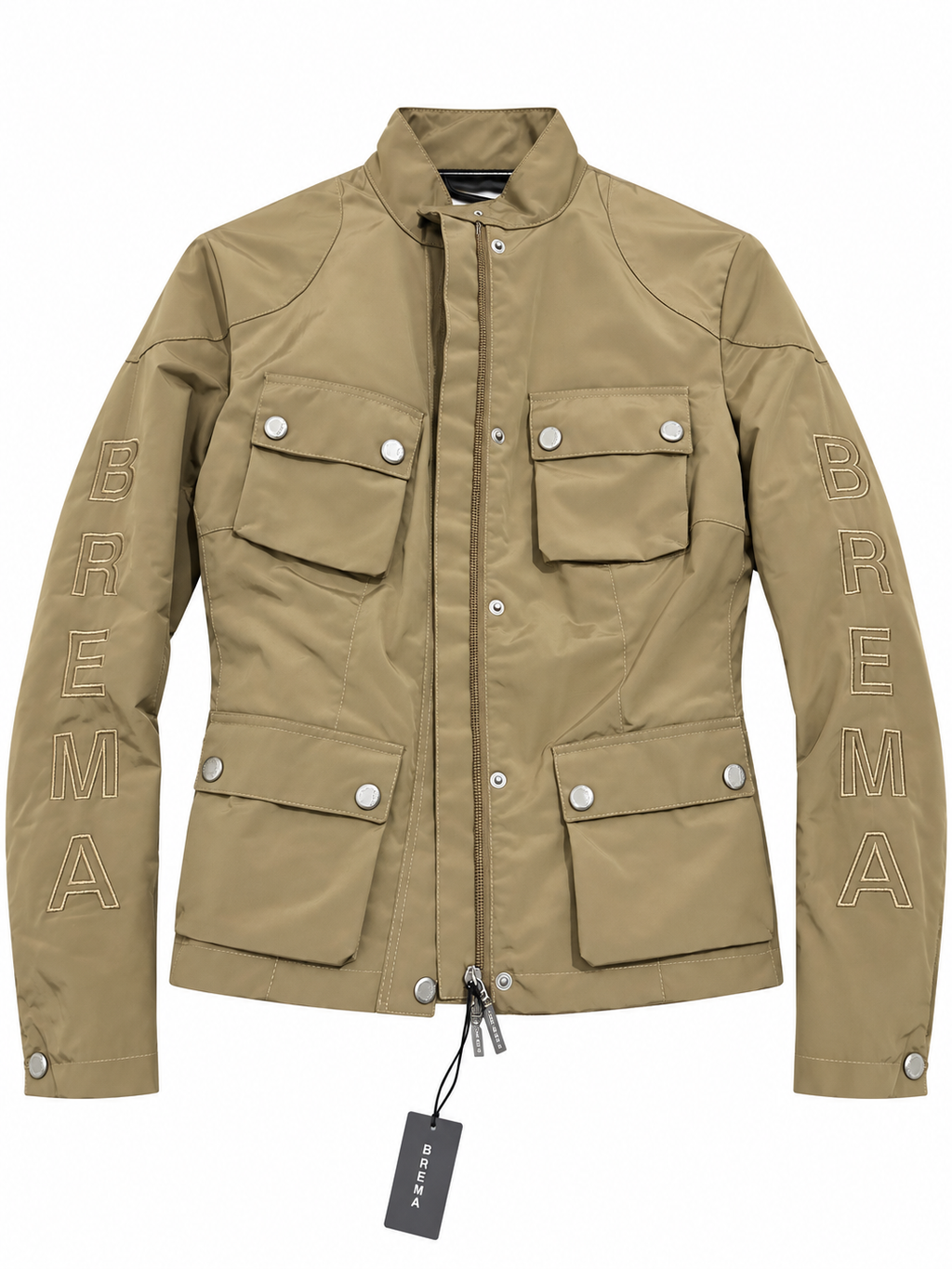 BREMA Bikerjacke Beige – Damen S