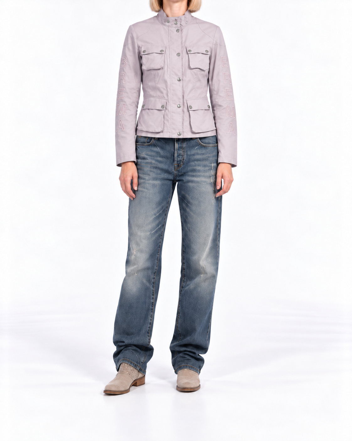 BREMA Bikerjacke Rosa – Damen S