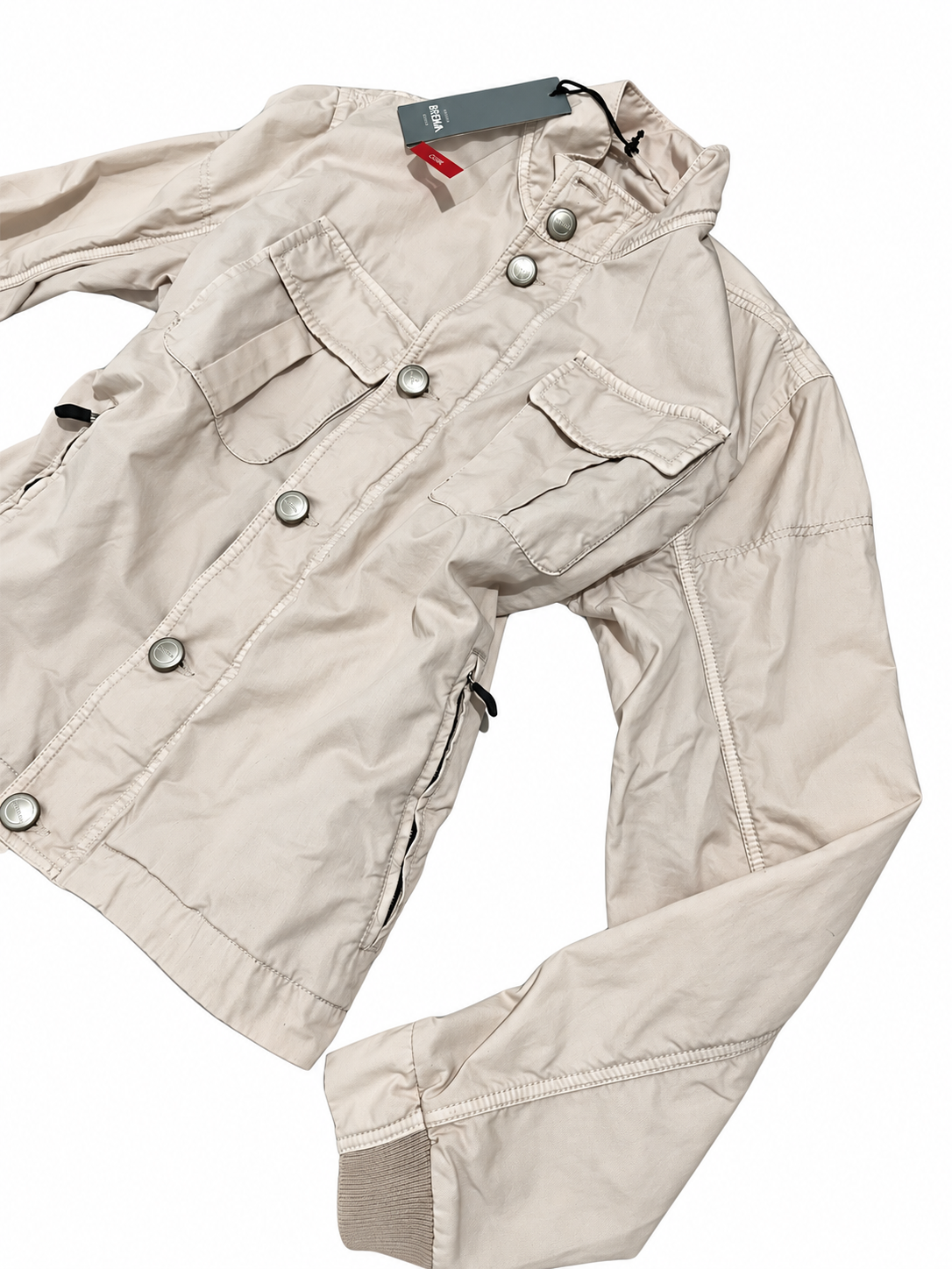 BREMA Bikerjacke Creme – Damen M