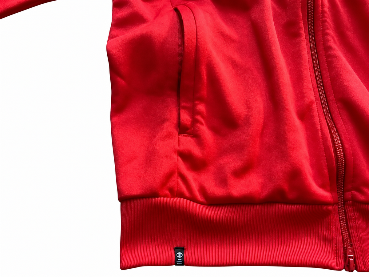 adidas Originals Adicolor SST Trainingsanzug Rot – Jacke M / Hose S