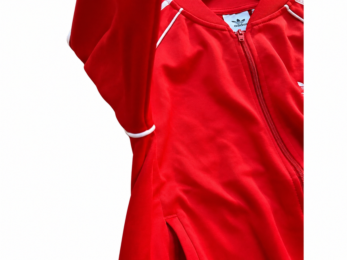 adidas Originals Adicolor SST Trainingsanzug Rot – Jacke M / Hose S