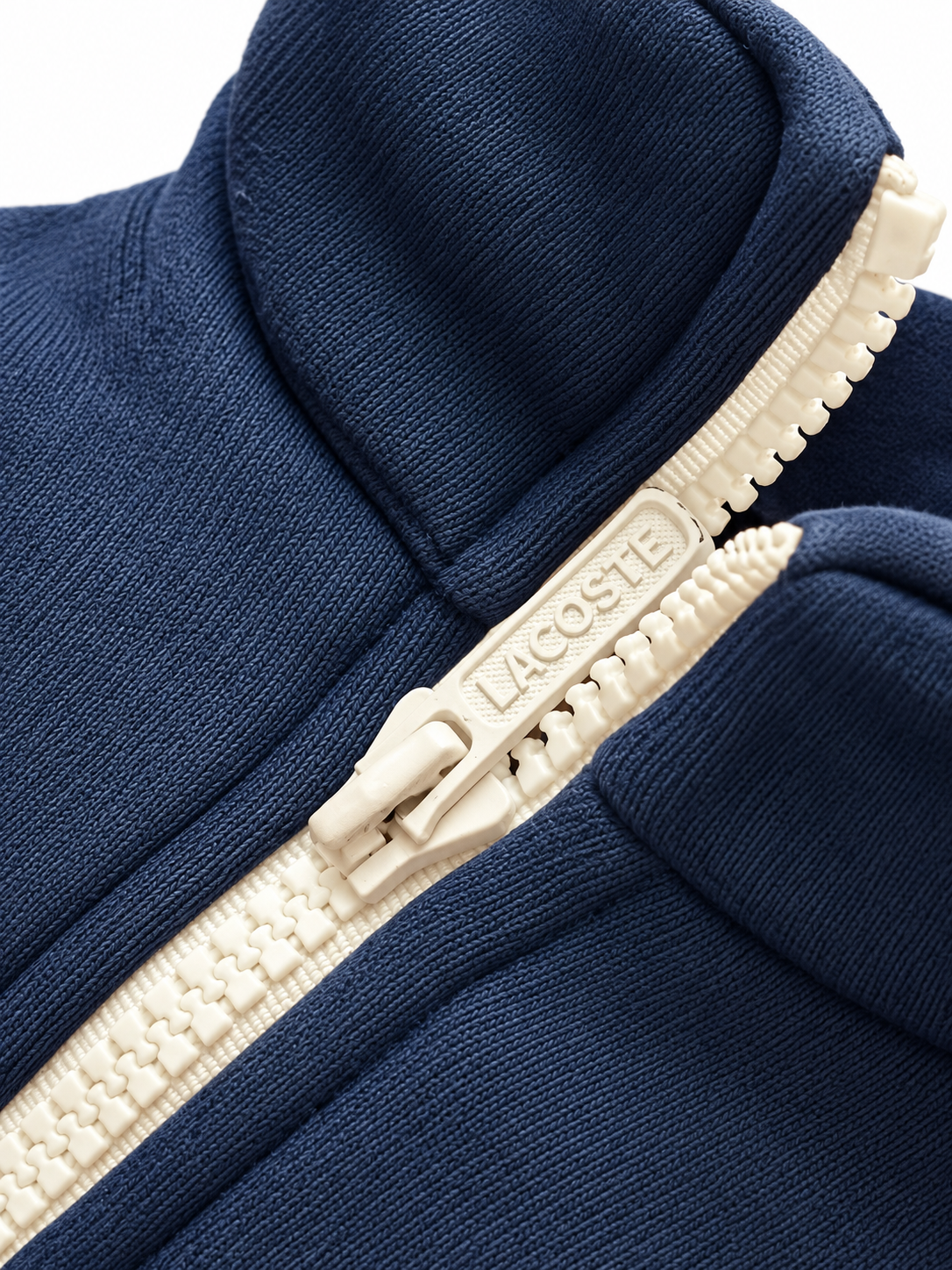 Lacoste Quarter-Zip Sweatshirt Navy – Unisex