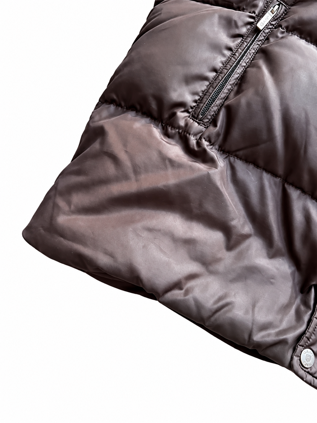 GANT Daunenjacke Dunkelbraun – L