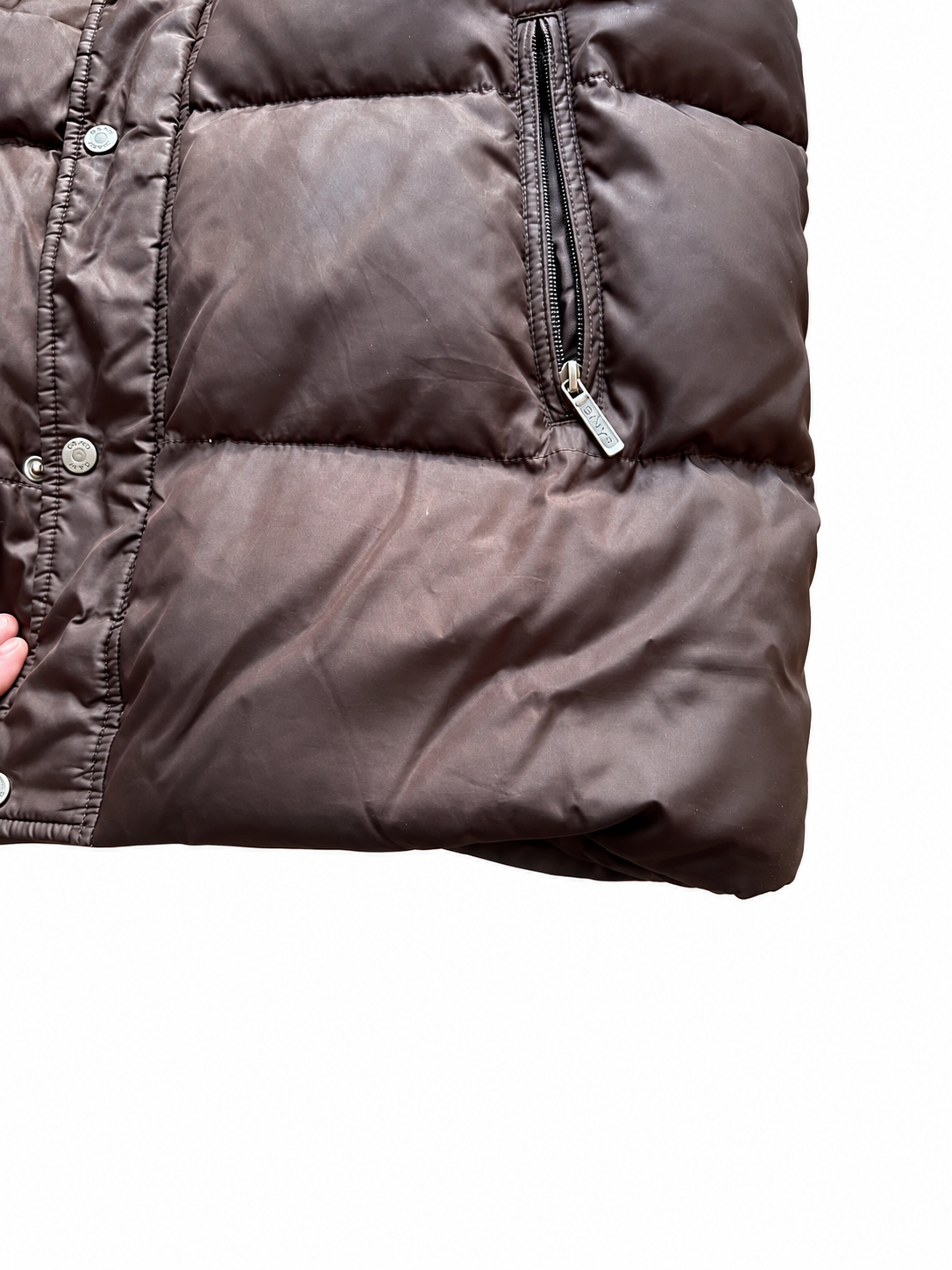 GANT Daunenjacke Dunkelbraun – L