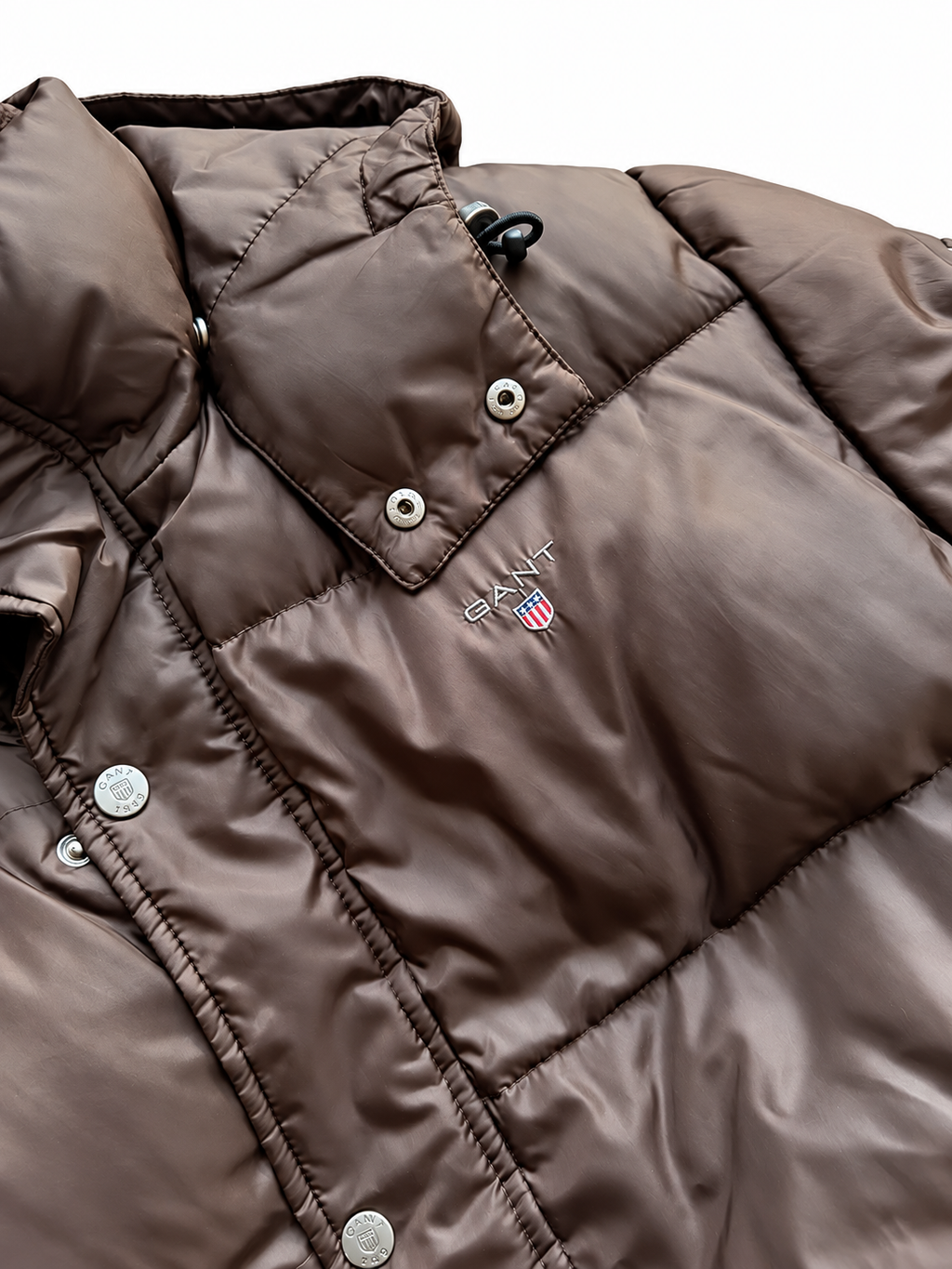 GANT Daunenjacke Dunkelbraun – L