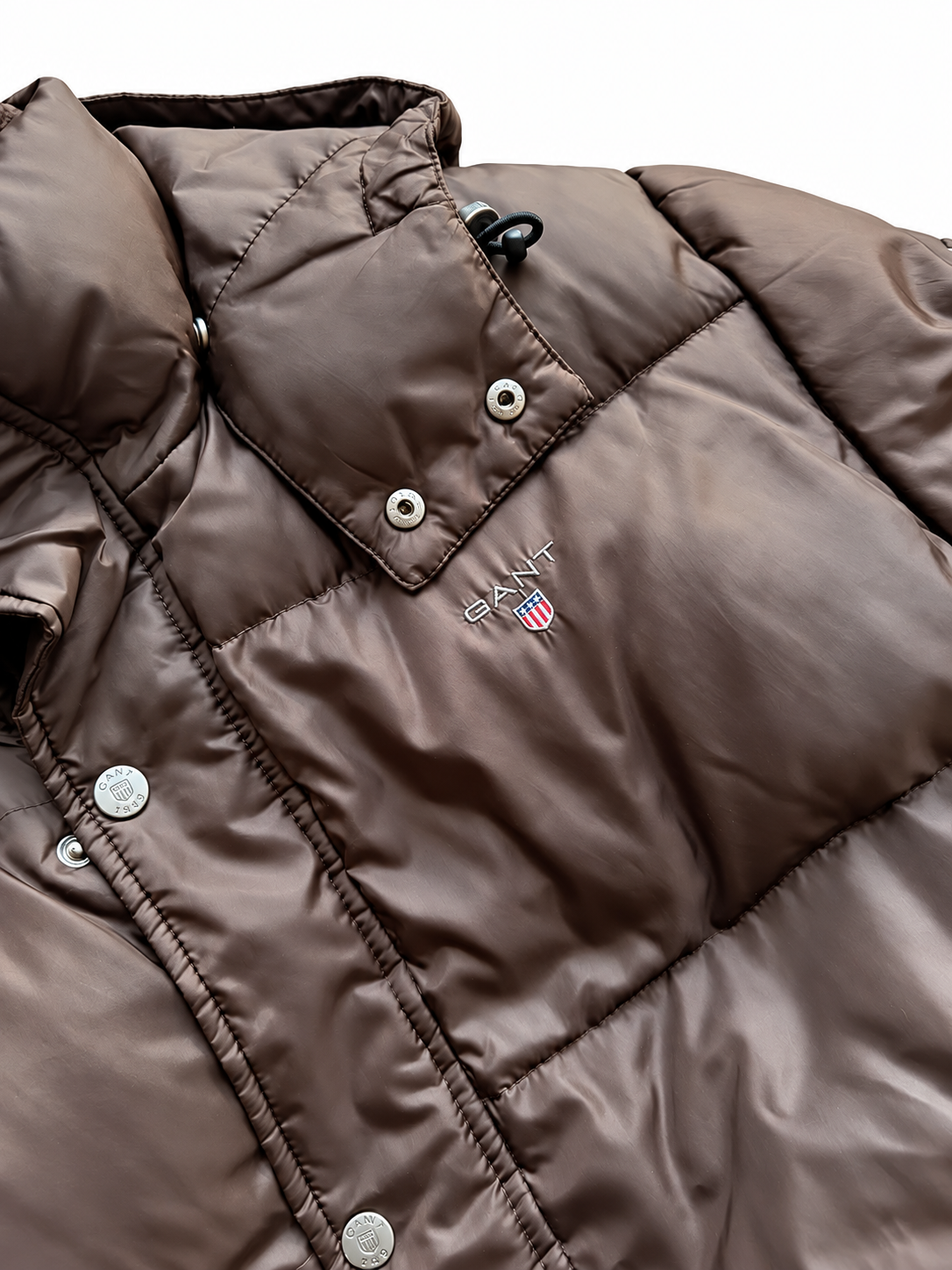 GANT Daunenjacke Dunkelbraun – L