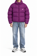 Nike Club Puffer Winterjacke Violett