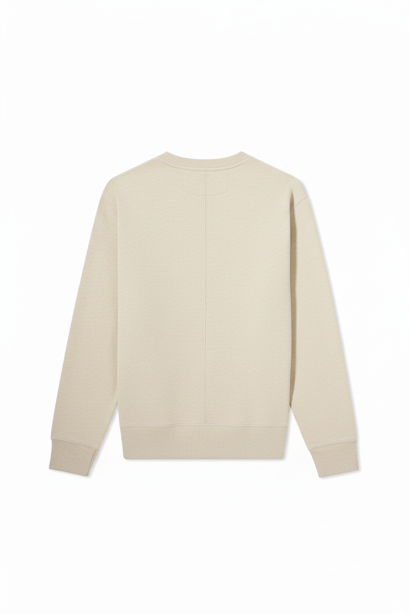 Acne Studios Fairview Sweatshirt Oatmeal Melange – Rückseite