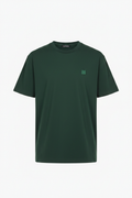 Acne Studios Face Logo T-Shirt Grün – Vorderseite