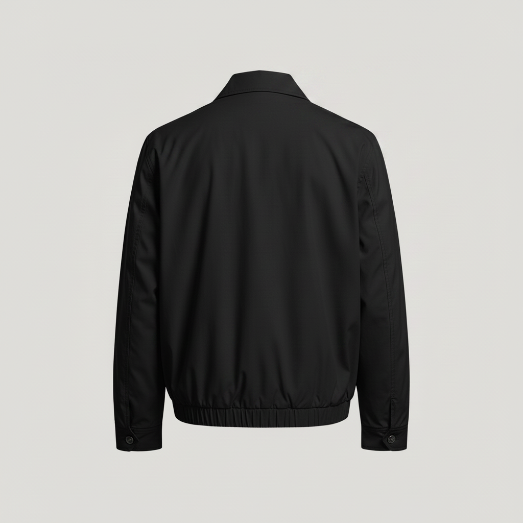 Ralph Lauren Harrington Jacke Schwarz Rückansicht