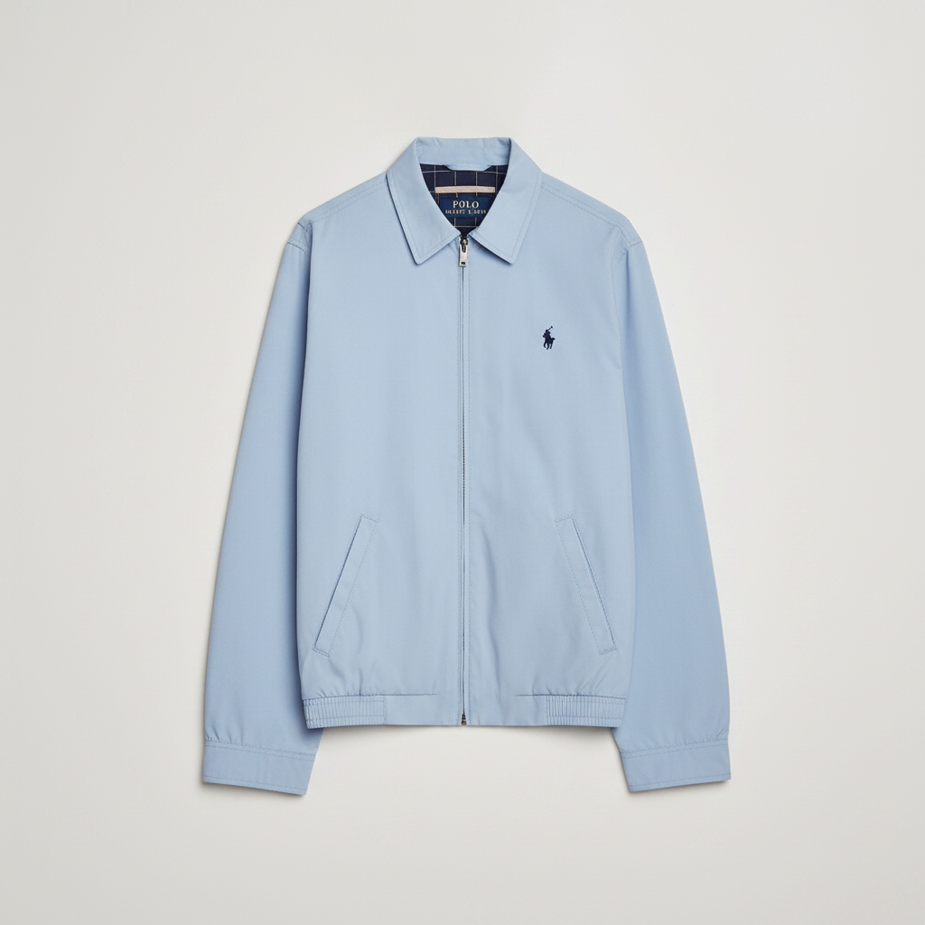 Ralph Lauren Harrington Jacke Hellblau Größe M