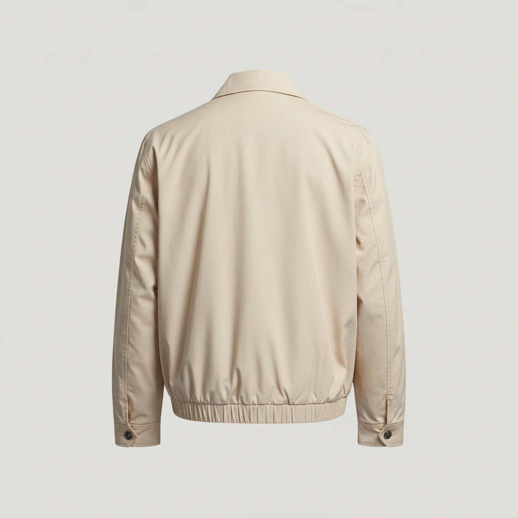 Ralph Lauren Harrington Jacke Beige Rückansicht